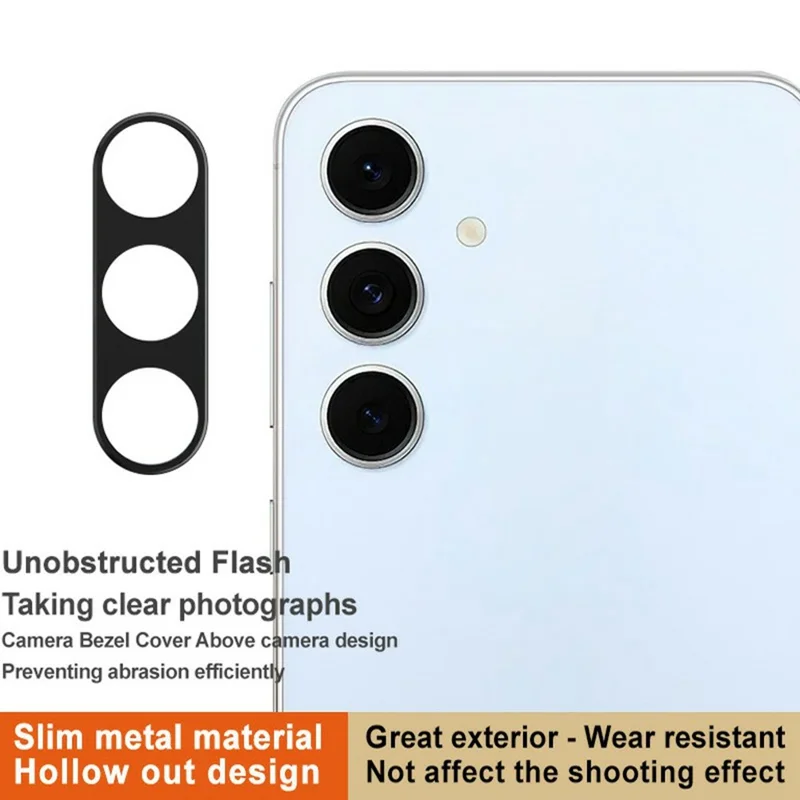 IMAK For Samsung Galaxy S24 FE Metal Camera Lens Protector Lens Protective Cover