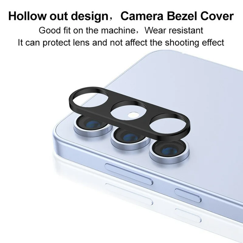IMAK For Samsung Galaxy S24 FE Metal Camera Lens Protector Lens Protective Cover