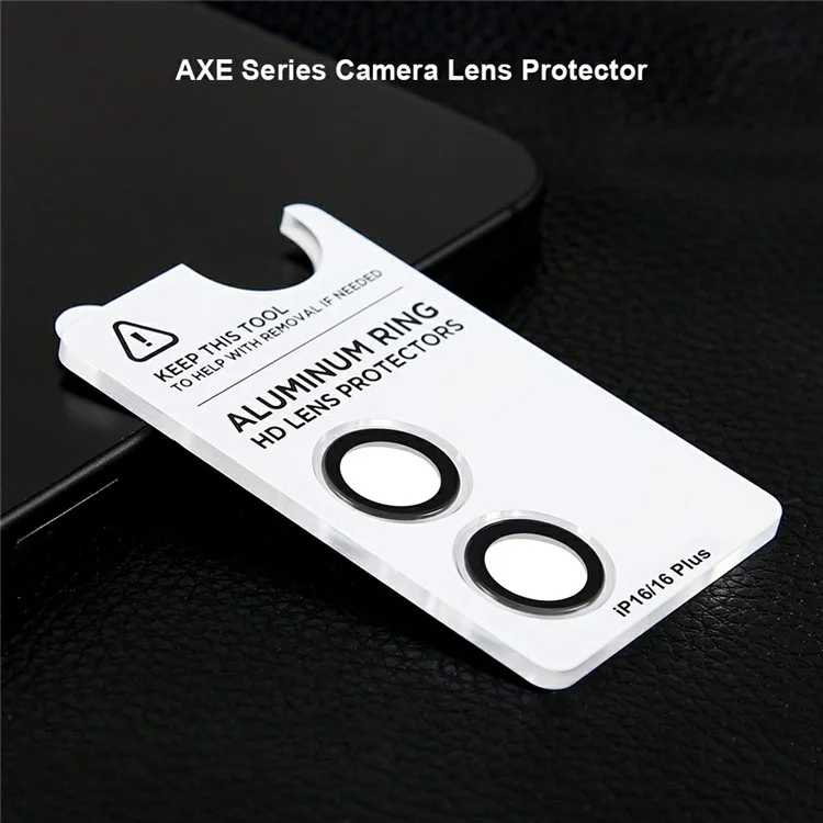 XUNDD For iPhone 16 / 16 Plus Camera Lens Protector Ultra Clear Full Covering Cell Phone Medium Alumina Glass Lens Film