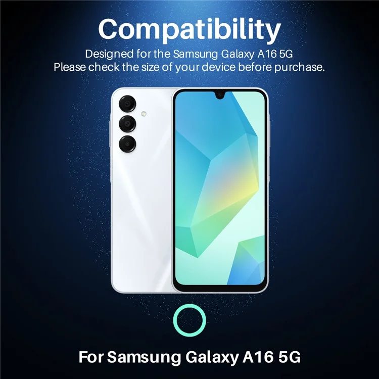 NORTHJO 1 Set For Samsung Galaxy A16 5G / A16 4G Camera Lens Flim+Tempered Glass+Metal Ring Lens Protector - Silver
