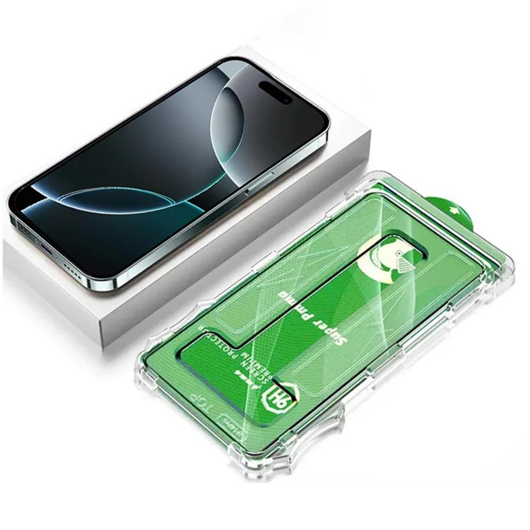 Para Iphone 16 Pro Max Screen Protector Pet Matte Matte Resistente de Rasguños Con Herramienta Auxiliar