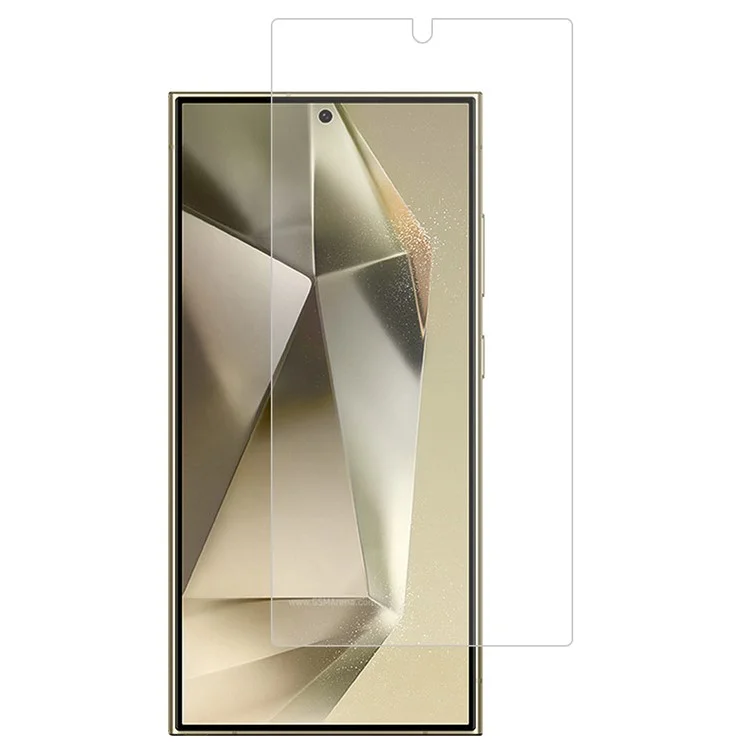 For Samsung Galaxy S25 Ultra Screen Protector 2.5D High Aluminum-Silicon Glass Film (Fingerprint Unlock)