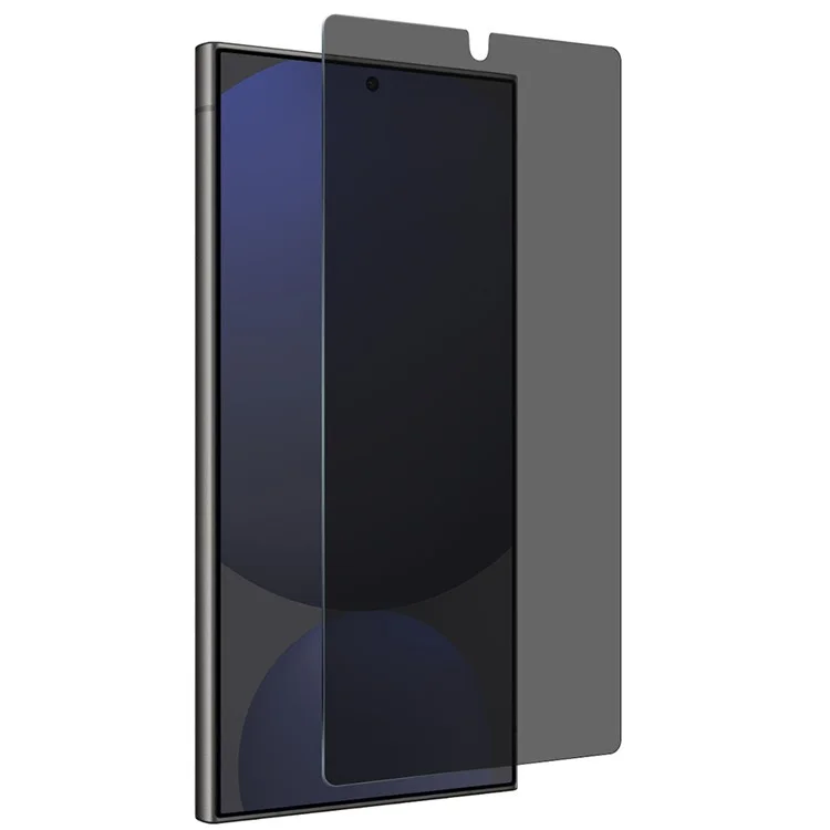 NORTHJO A++ Pour Samsung Galaxy S25 Ultra Protecteur d'écran en verre trempé anti-espion 2.5D 0.15mm Prise en charge du déverrouillage par empreinte digitale