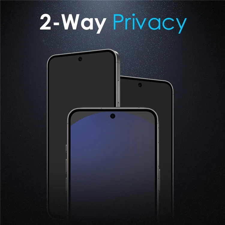 NORTHJO A++ Per Samsung Galaxy S25 Anti-Spy Vetro Temperato Protezione Schermo 2.5D 0.15mm Supporta Sblocco Impronte Digitali