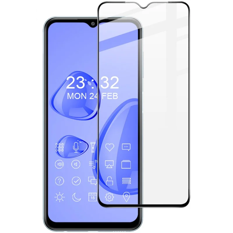 Protecteur d'écran IMAK Pro+ Series pour Samsung Galaxy F13 4G, film en verre trempé HD Full Glue Full Covering