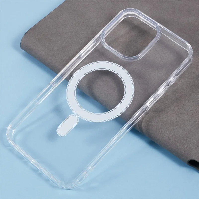 For iPhone 16 Pro Max Case TPU+Acrylic Phone Cover with Clear Lens Film