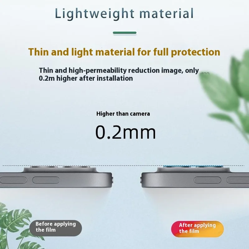 Bulk Purchasing For iPhone 12 Pro 1 Set Camera Lens Protector High Definition Fiberglass Lens Film