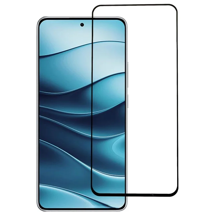For Xiaomi Redmi Note 14 5G Tempered Glass Screen Protector Full Glue Silk Printing Film