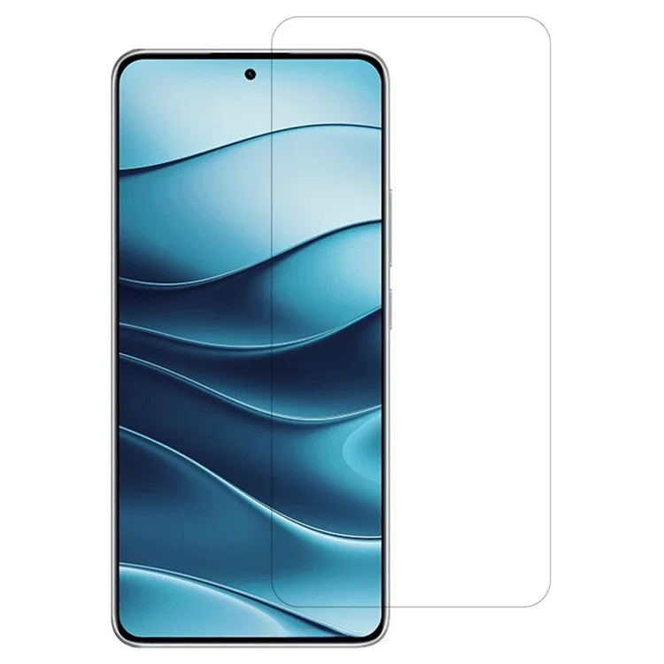 Für Xiaomi Redmi Note 14 5G gehärtete Glasbildschirmschutzfolie 2,5D gebogene Kante 0,25 mm 9H Antiexplosionsschutz