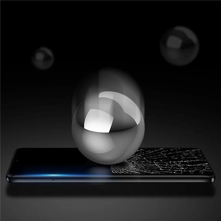 DUX DUCIS For Xiaomi Poco C40 4G 0.33mm Medium Alumina Tempered Glass Screen Protector Anti-explosion Full Glue Full Cover Film (9D)