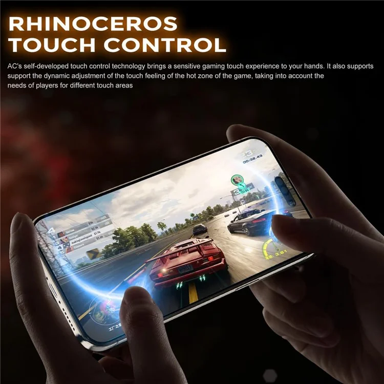 For iPhone 14 Pro Anti-Spy Screen Protector Temered Glass Film with Dust-Proof Net