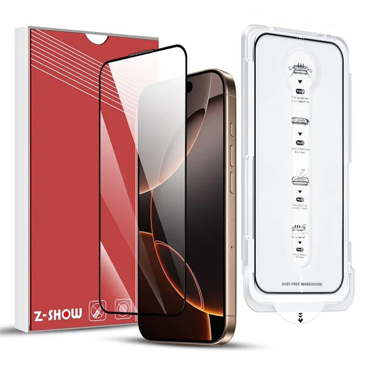 For iPhone 14 Plus Tempered Glass Ultra Clear Screen Protector with Dust-Proof Net