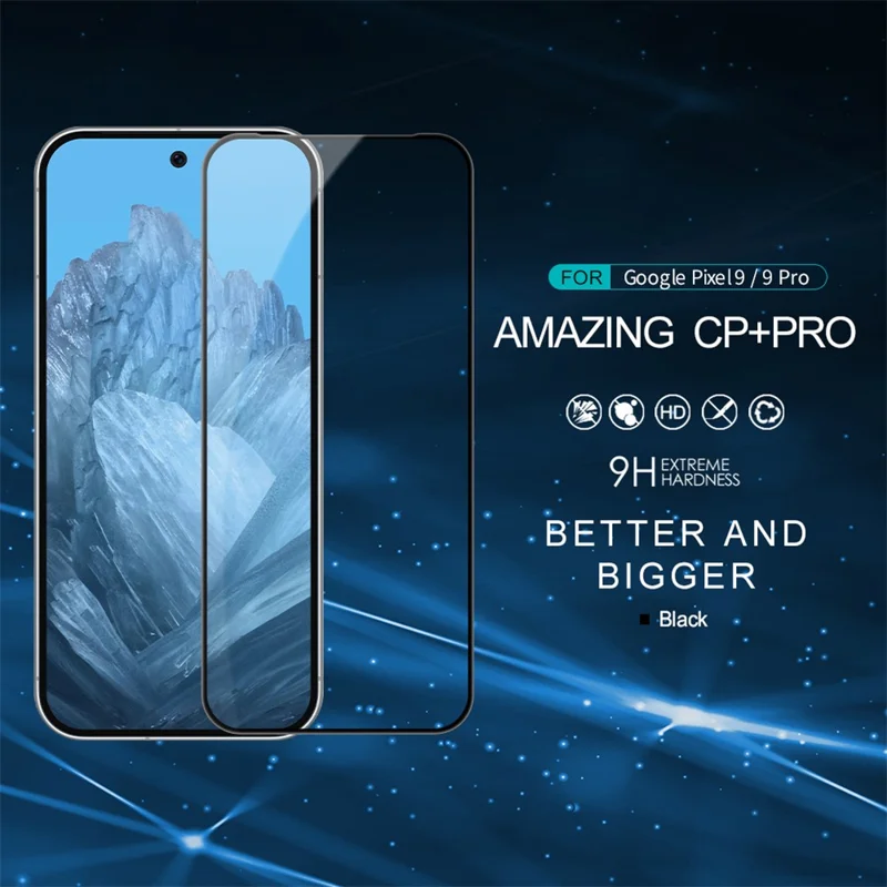 NILLKIN CP+PRO For Google Pixel 9 Pro  /  Pixel 9 Screen Protector AGC Glass Film Ultra Clear