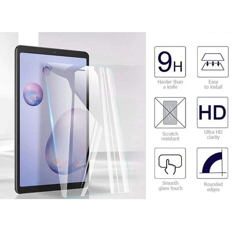 Protetor de tela para Samsung Galaxy Tab A9 Película de vidro temperado anti-raio azul clara