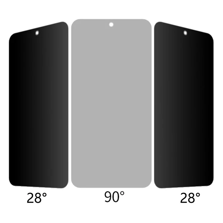 RURIHAI For Samsung Galaxy S25 Anti-Spy AGC Glass Screen Protector (Phone Case Version) (Fingerprint Unlock)