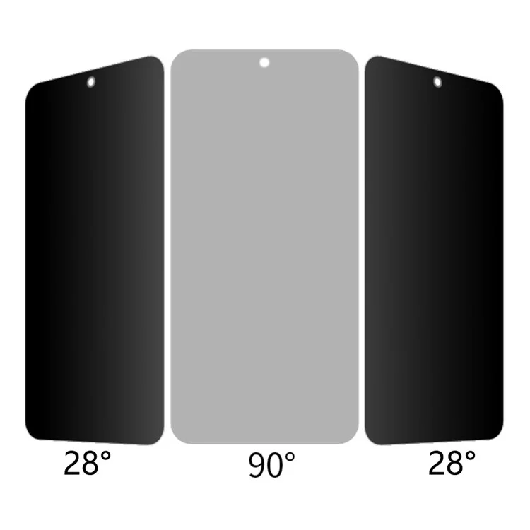 RURIHAI For Samsung Galaxy S25+ Anti-Spy AGC Glass Screen Protector (Phone Case Version) (Fingerprint Unlock)