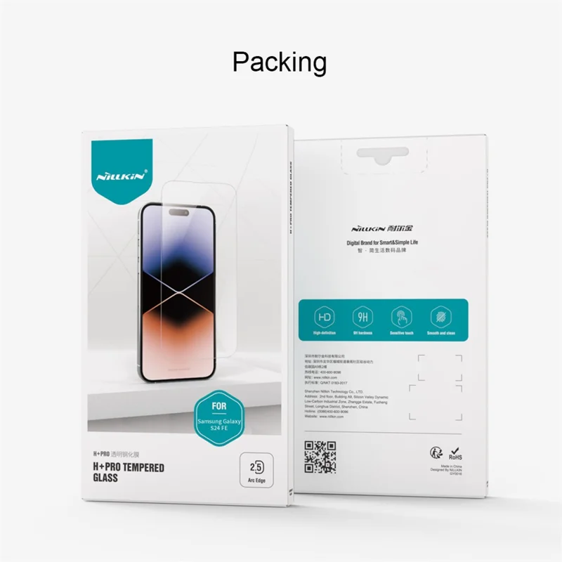 NILLKIN H+Pro for Samsung Galaxy S24 FE Screen Protector 9H Anti-Scratch Tempered Glass Film