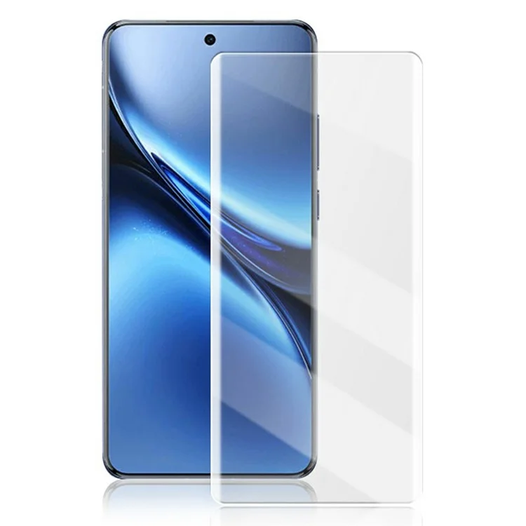 MOCOLO Protezione dello schermo in vetro temperato con pellicola liquida UV 3D curva a copertura completa per vivo X200 Pro 5G