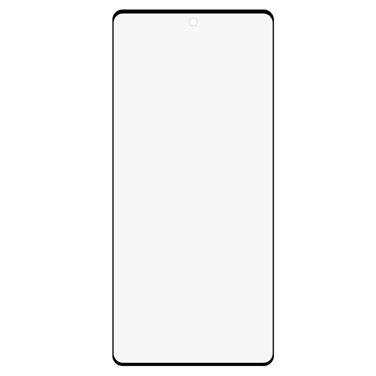 Für Realme GT 6 5G Bildschirmschutz 3D gebogenes gehärtetes Glasfilm-Seitenkleber