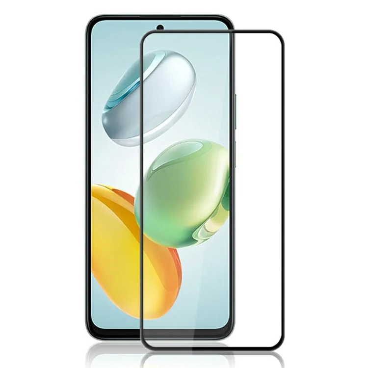 MOCOLO For Honor 200 Smart 5G Screen Protector Anti-Shatter Silk Printing Tempered Glass Film - Black
