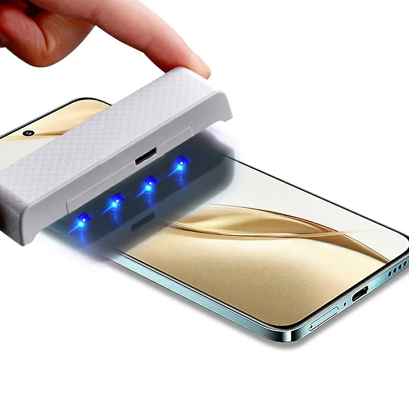 MOCOLO Pour Honor 200 5G Protecteur d'écran en verre trempé Film liquide UV 3D Curved Full Coverage