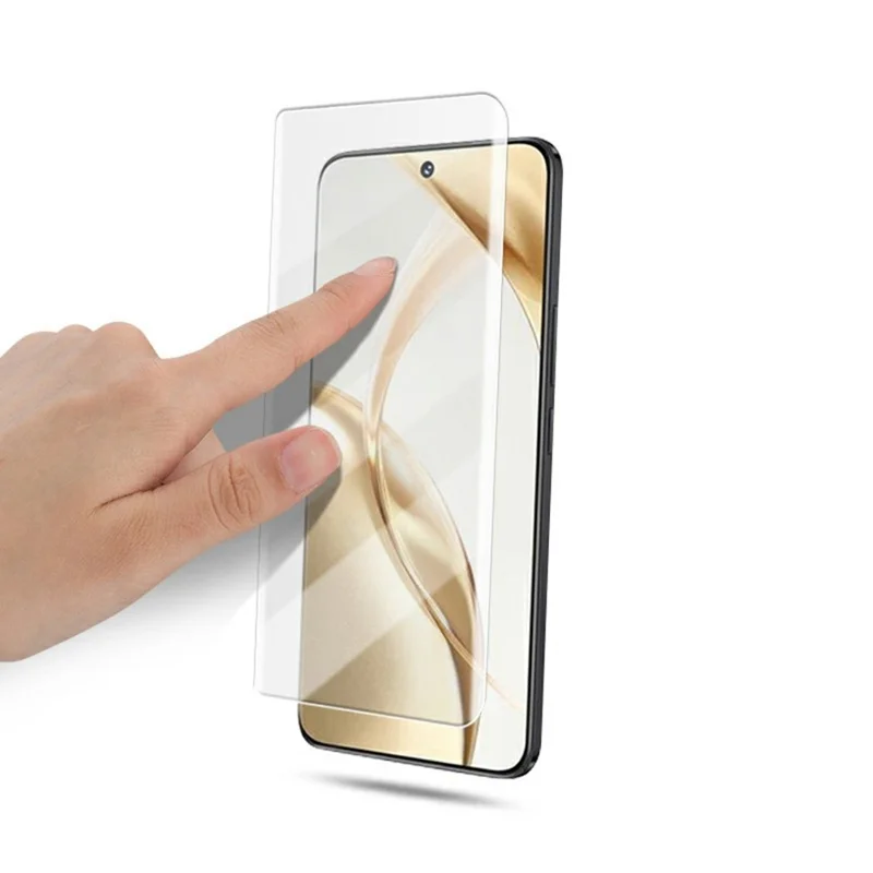 MOCOLO Pour Honor 200 5G Protecteur d'écran en verre trempé Film liquide UV 3D Curved Full Coverage