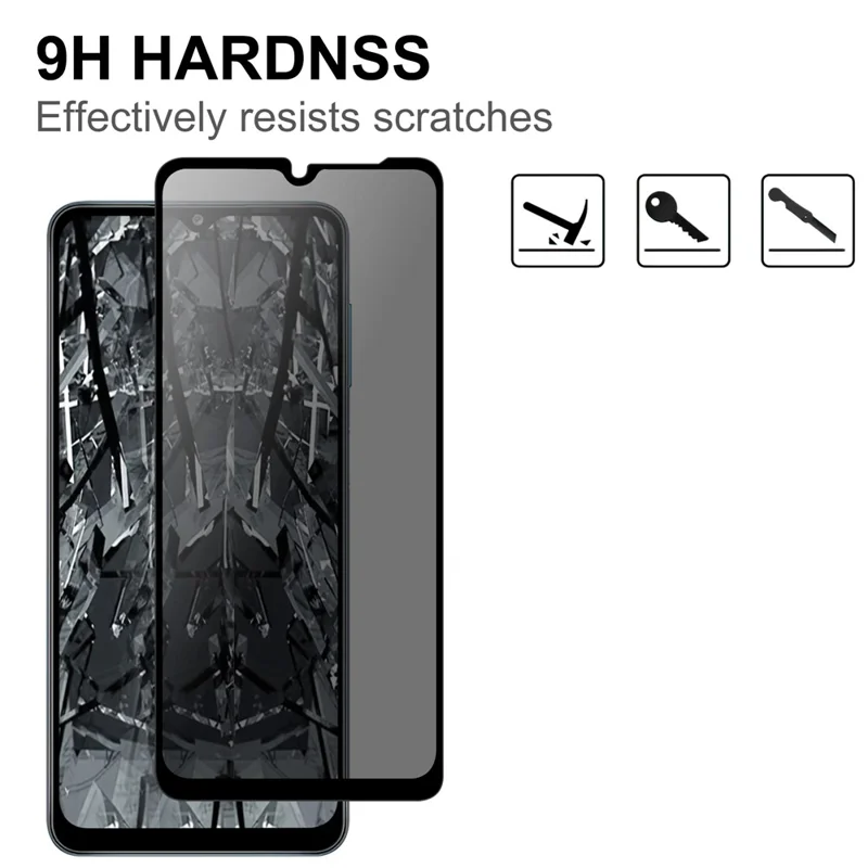 For Samsung Galaxy A32 5G Tempered Glass Screen Protector 2.5D Arc Edge Anti-Spy Film