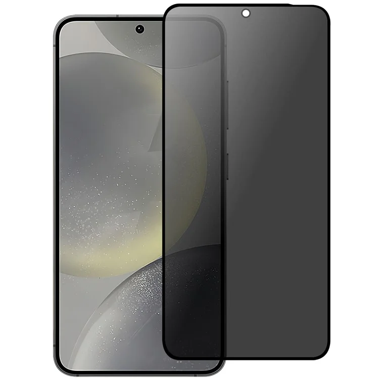Для Samsung Galaxy S24 Ultra Защитная стеклянная пленка 2.5D Изогнутый край Защита от шпионажа (Разблокировка отпечатков пальцев)