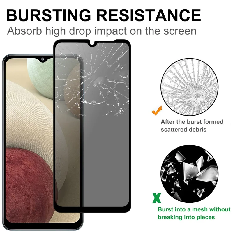 For Samsung Galaxy A16 5G  /  4G Tempered Glass Screen Protector 2.5D Arc Edge Anti-Spy Film