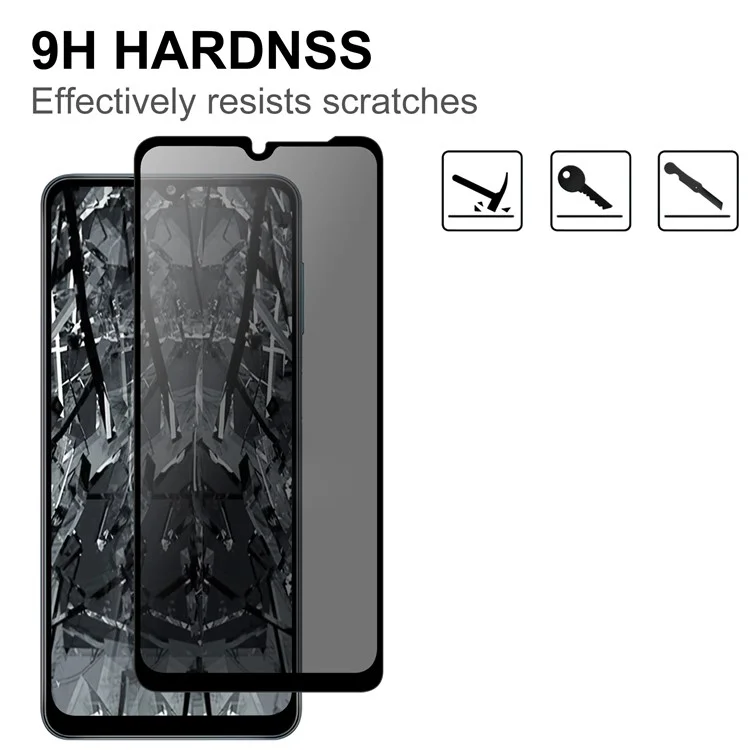 For Samsung Galaxy A15 5G  /  4G Tempered Glass Screen Protector 2.5D Arc Edge Anti-Spy Film