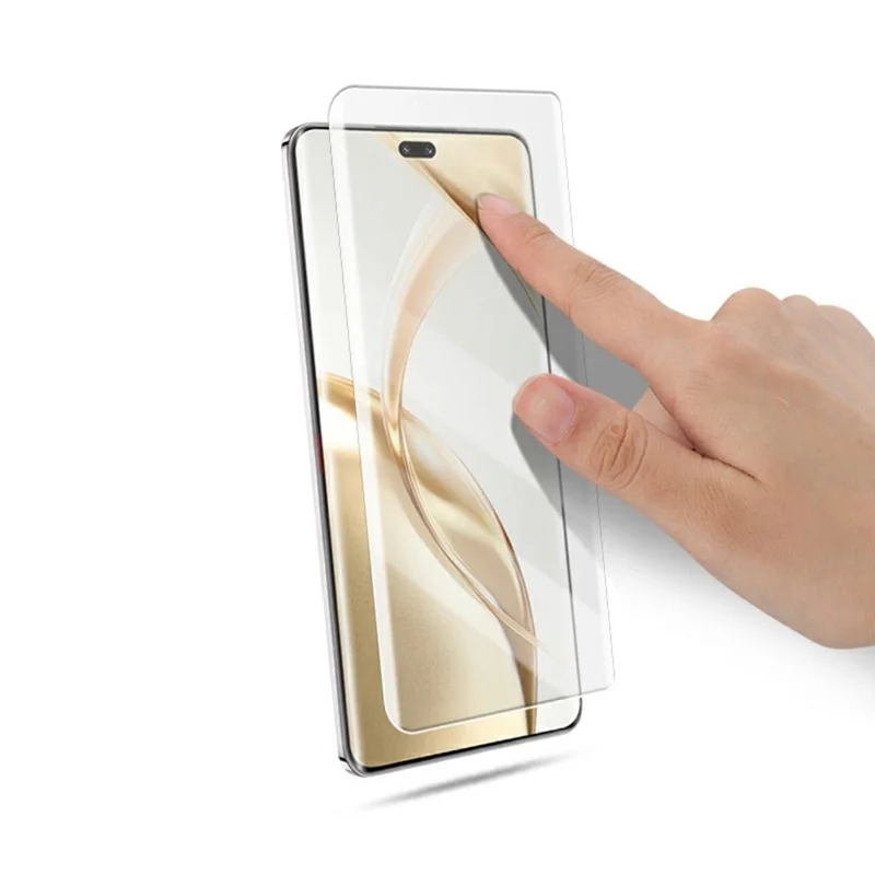 MOCOLO Protezione dello schermo in vetro temperato per Honor 200 Pro 5G con pellicola liquida UV 3D curva a copertura totale