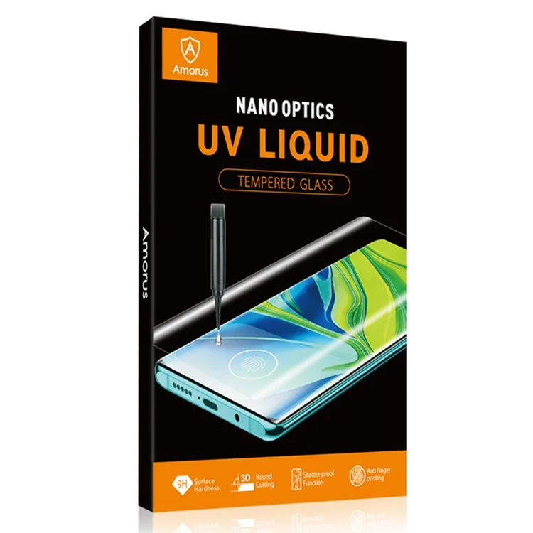 AMORUS UV-жидкое закаленное стекло с защитной пленкой для экрана 5G For Honor 200
