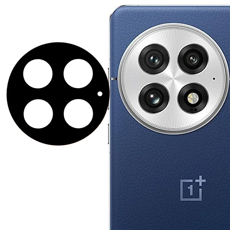 For OnePlus 13 Tempered Glass Lens Protector Black Silk Printing Camera Lens Film