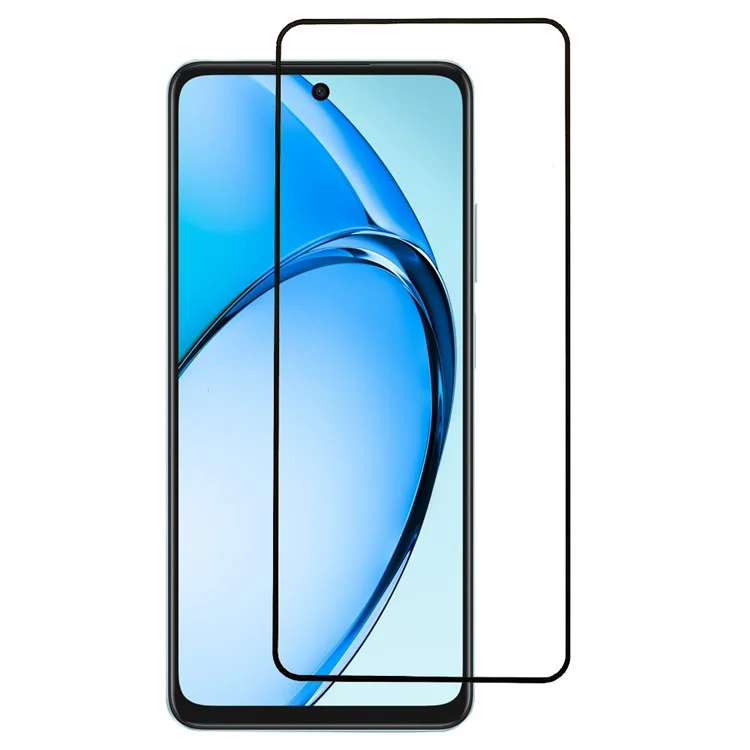 For Oppo A3x 5G Screen Protector Silk Printing Full Glue Tempered Glass Screen Film
