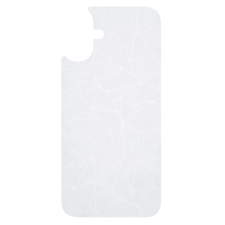 For iPhone 16 Back Screen Protector Soft PET Film Diamonds Pattern 