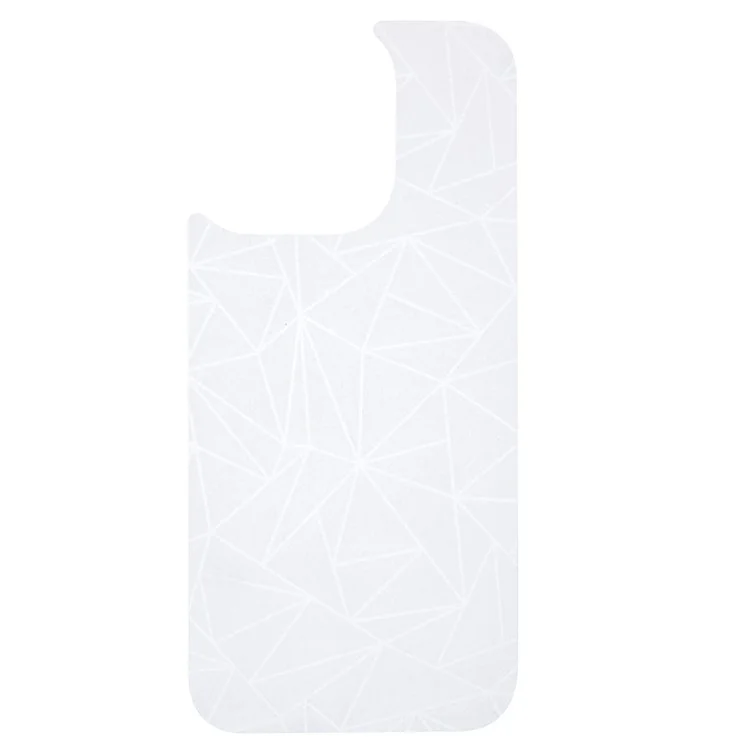For iPhone 16 Pro Back Screen Protector Soft PET Film Diamonds Pattern 
