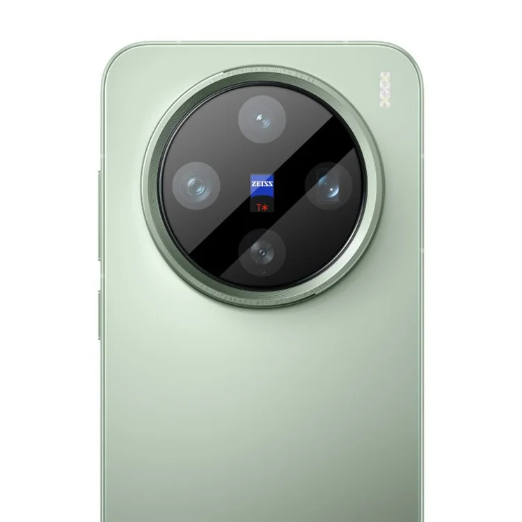 IMAK Pour vivo X200 Pro mini 5G Protecteur d'objectif de caméra Verre trempé Film de protection d'objectif HD Clear (Version noire)