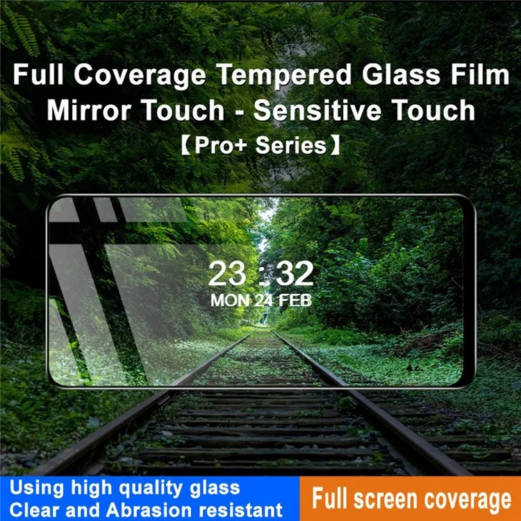 IMAK Pro+ Series For Motorola Moto G35 5G Tempered Glass Full Screen Protector Sensitive Touch Film