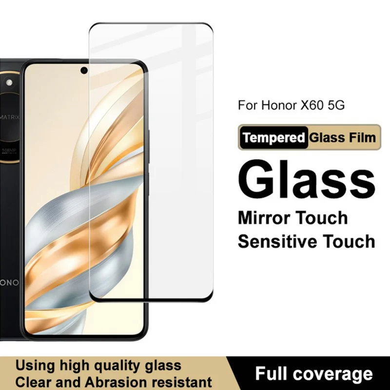 IMAK Pro+ Series For Honor X60 5G Tempered Glass Full Screen Protector Sensitive Touch Film