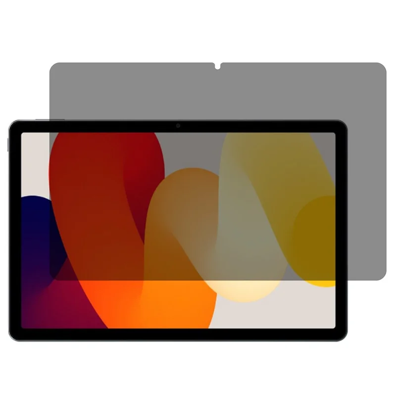 For Xiaomi Redmi Pad SE / Lenovo Tab M11 Screen Protector Anti-Spy Tempered Glass 0.3mm Arc Edge Film