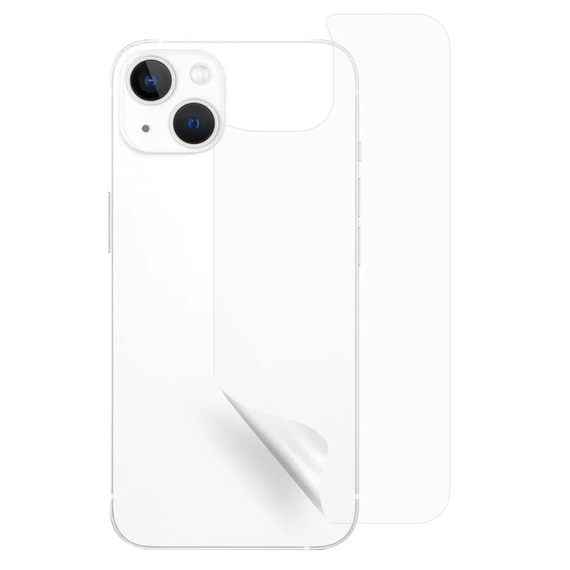 Ultra Clear Phone Back Film Protector for iPhone 14, Anti-scratch Abrasion-resistant Soft PET Back Cover