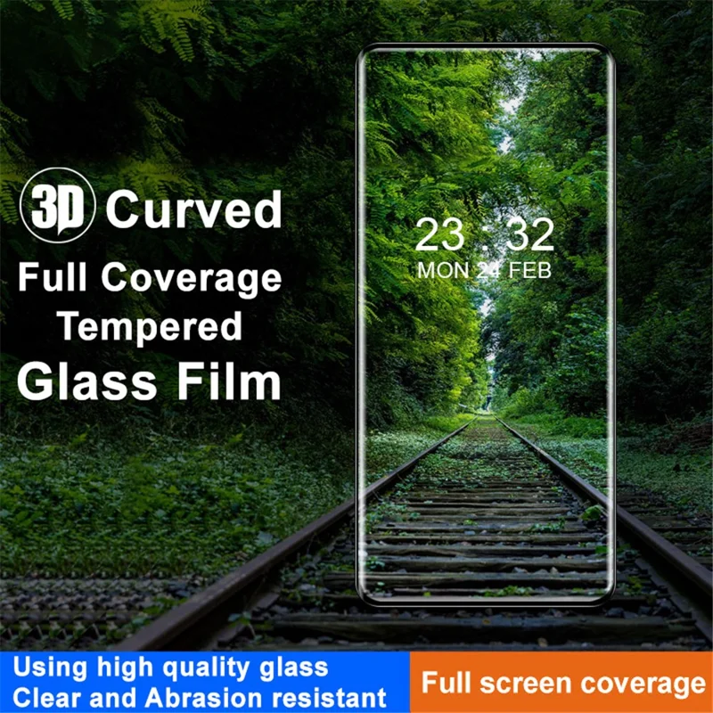 IMAK voor vivo Y300 Pro 5G Screen Guard 3D gebogen rand Gehard glas schermbeschermer