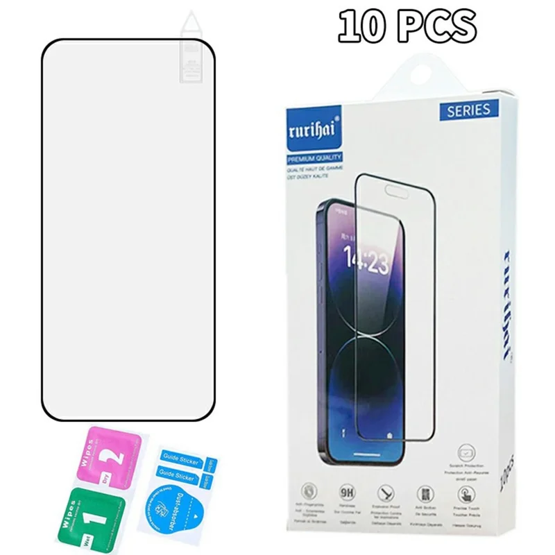 RURIHAI 10Pcs For Huawei nova 13 High Aluminium-Silicon Glass Film 0.26mm 2.5D Screen Protector