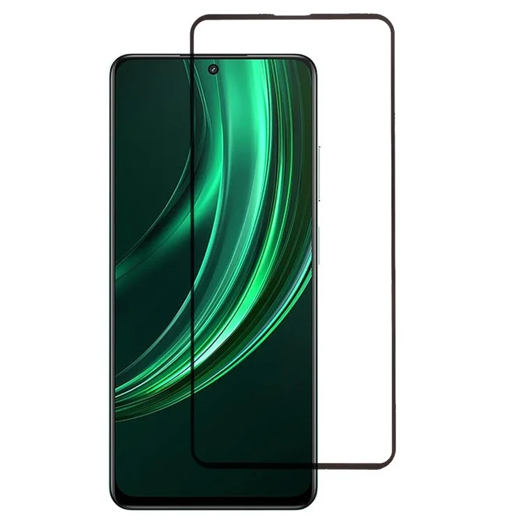 For Realme 13 5G Screen Protector Silk Printing Full Glue Tempered Glass Screen Film