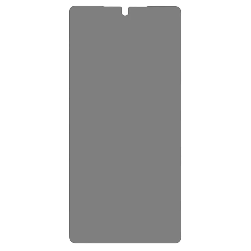 Protector de pantalla anti-espía de vidrio de aluminio-silicio 2.5D de alta calidad para Samsung Galaxy S25 Ultra (desbloqueo de huella digital)