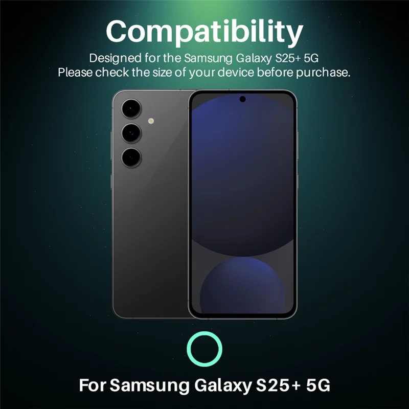 NORTHJO Voor Samsung Galaxy S25+ Camera Lensbeschermer Gehard Glas HD Heldere 3D Volledige Bescherming