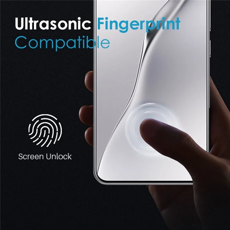 NORTHJO A++ Protecteur d'écran en verre trempé pour Xiaomi 15, compatible avec le déverrouillage par empreinte digitale, film d'écran clair de 0,2 mm et 2,5D