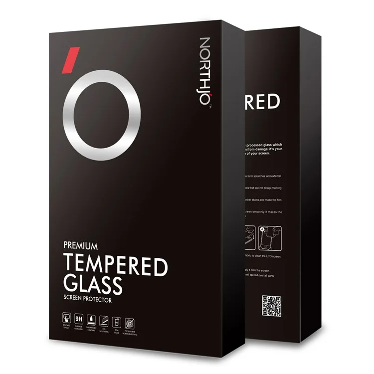 NORTHJO A++ Protecteur d'écran en verre trempé pour Xiaomi 15, compatible avec le déverrouillage par empreinte digitale, film d'écran clair de 0,2 mm et 2,5D