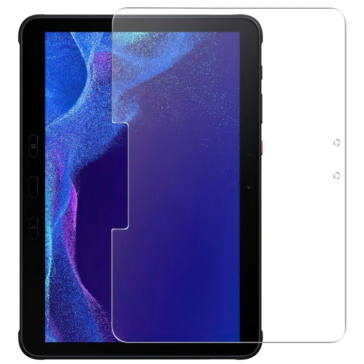 For Samsung Galaxy Tab Active4 Pro Anti-explosion Arc Edge Tempered Glass Film HD Clear Full Screen Protector