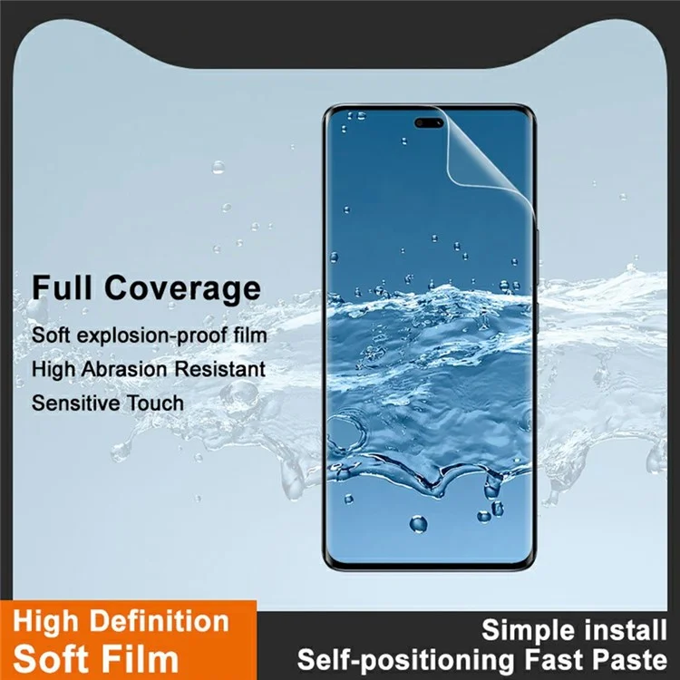 IMAK Hydrogel Film 4th Gen for Honor Magic7 Lite 5G / X9c 5G / X60 Pro 5G Full Screen Protector Ultra Clear Soft TPU Film